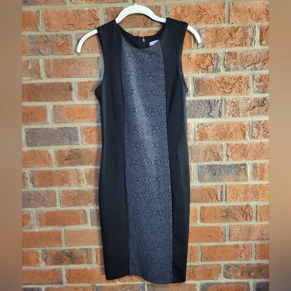Merona black and grey pencil midi dress - Picture 7 of 7